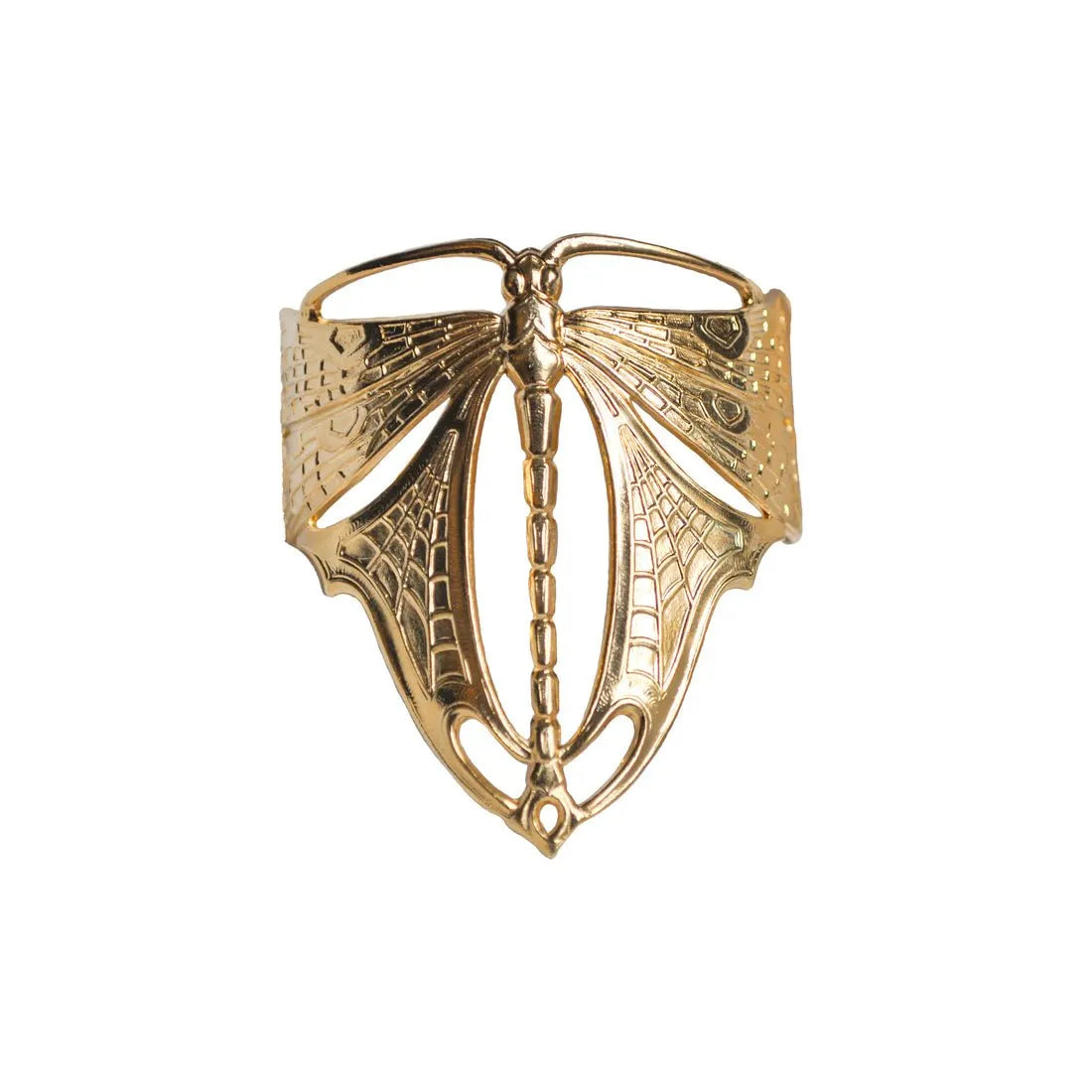 🔥Last Day 49% OFF - 💫Handmade Gold Flying Dragonfly Bracelet