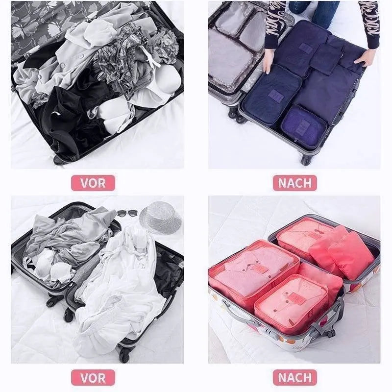✈6 pieces portable luggage packing cubes🧳Buy 3 FREE SHIPPING🚗