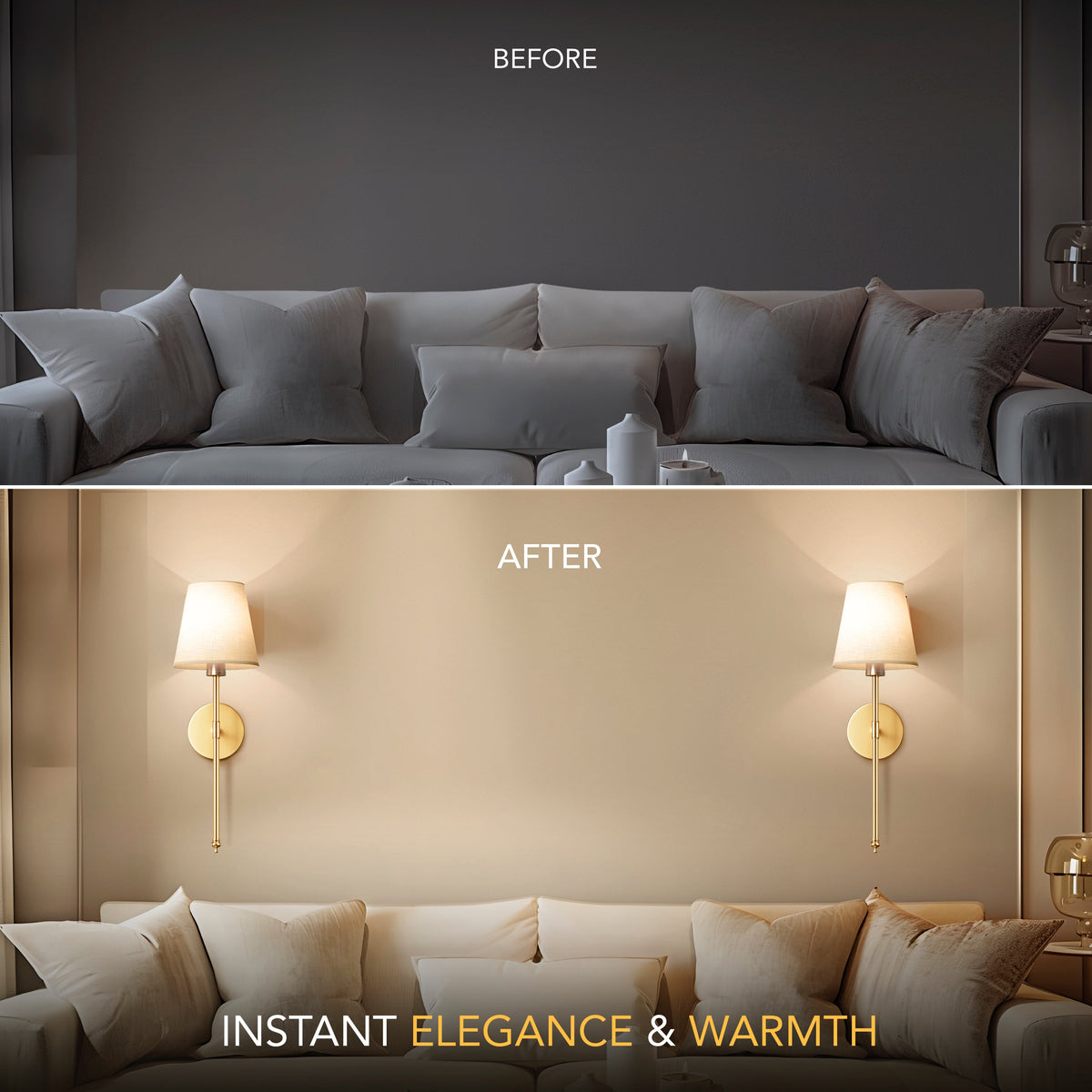 Wireless Wall Sconces
