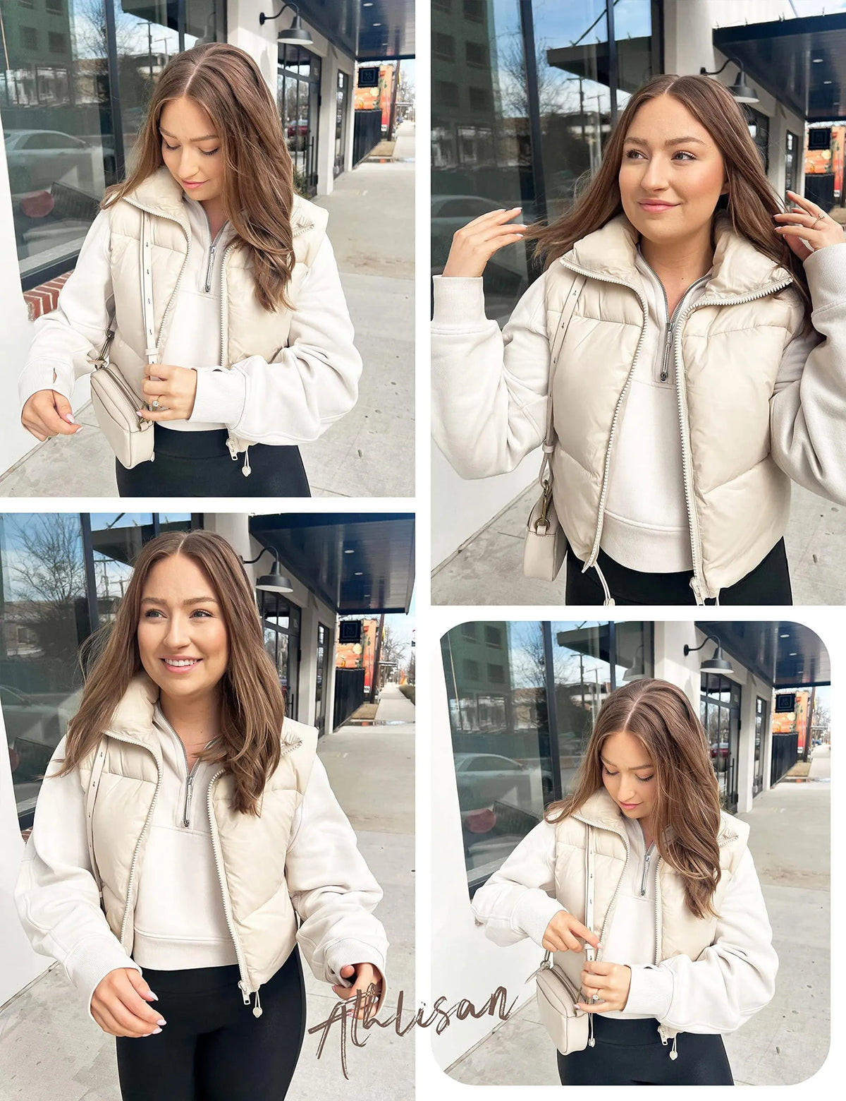 Women's Winter Warm Outerwear Puffer Vest Padded Gilet