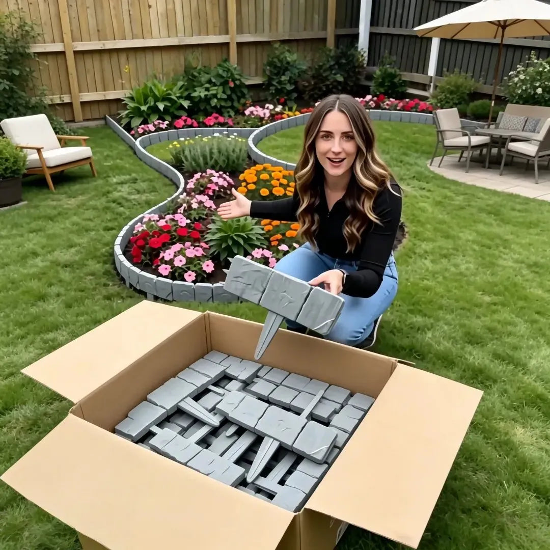 🔥HOT SALE🔥🏡2026 HOT SALE🥳💞50K+ SOLD!🌿✨ 50% OFF!  Transform Your Garden Instantly!🏡Faux Stone Garden Edging Border! ♻️