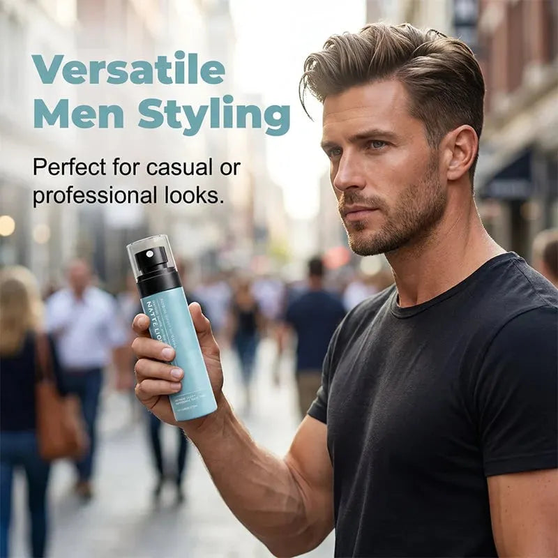 Men's Quick-Dry Matte Styling Mud Spray