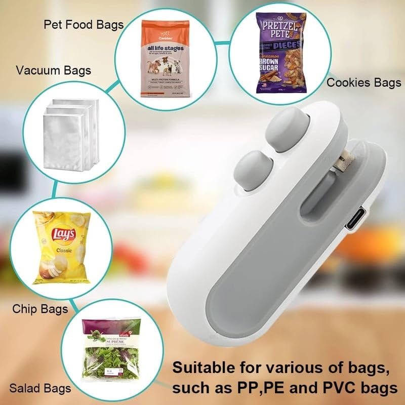 🔥Mini Bag Sealer with Cutter and Magnet
