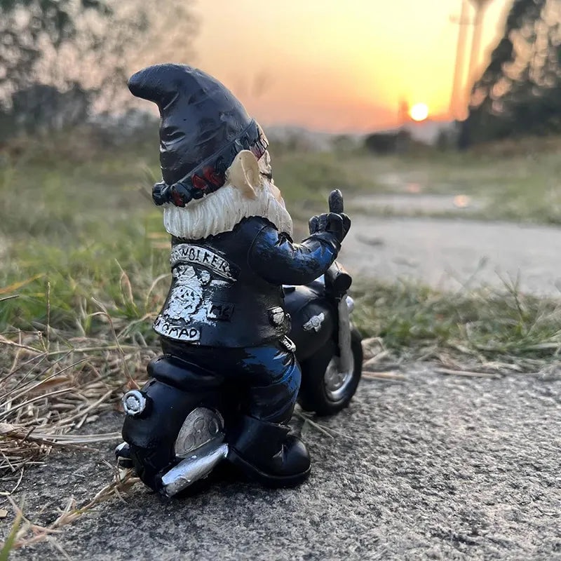 Middle Finger Dwarf Motorcycle😂