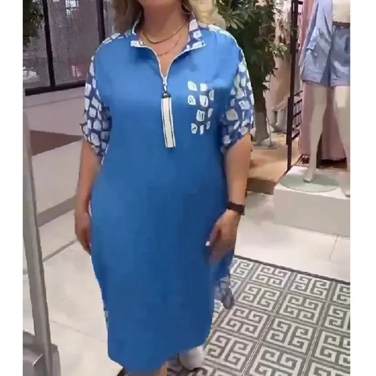 Women's Patchwork Knee-length Dress (Buy 2 Free Shipping)
