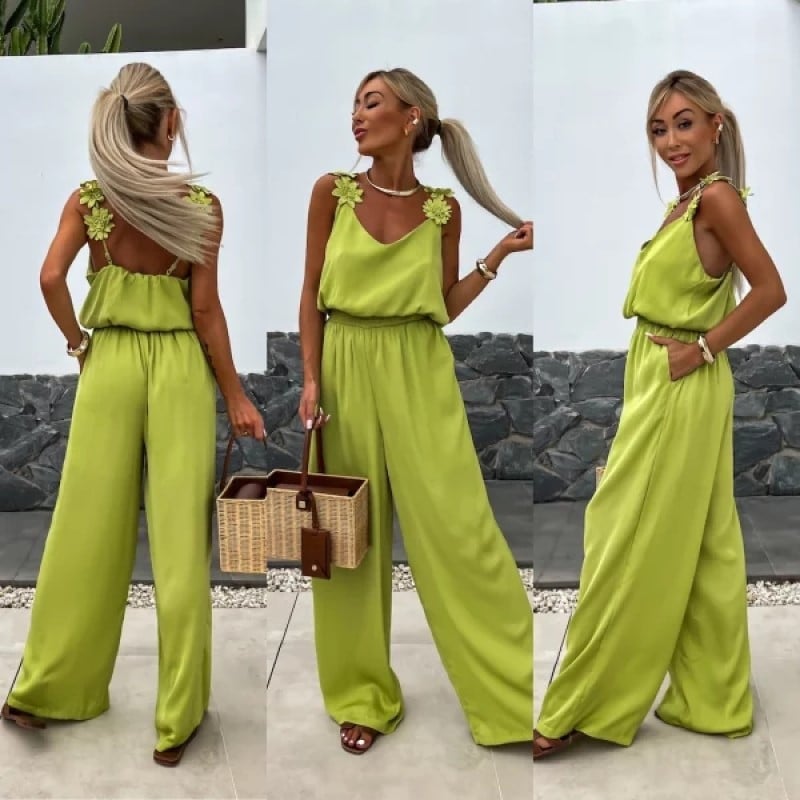 ✨Fashion vest + temperament wide leg pants🌸