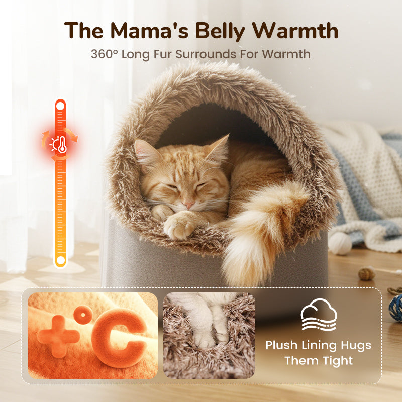 💥HOT SALE 50% OFF🐾Winter Warm Pet Cave Bed