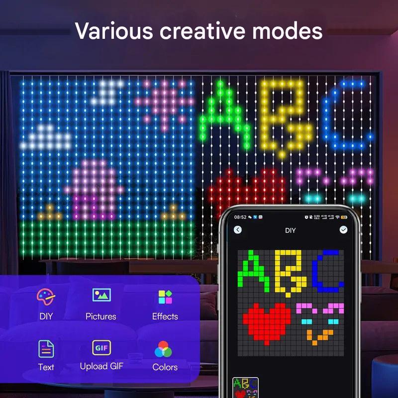 Smart Curtain Lights💡—Create atmosphere