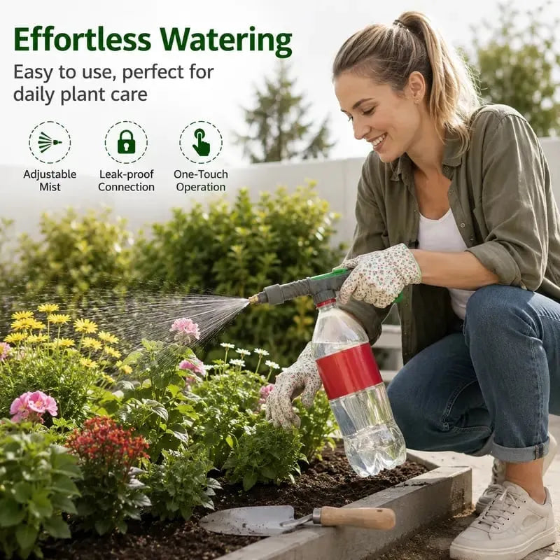 🎉 Reusable Bottle Pressure Sprayer – 2-Mode Plant Mister