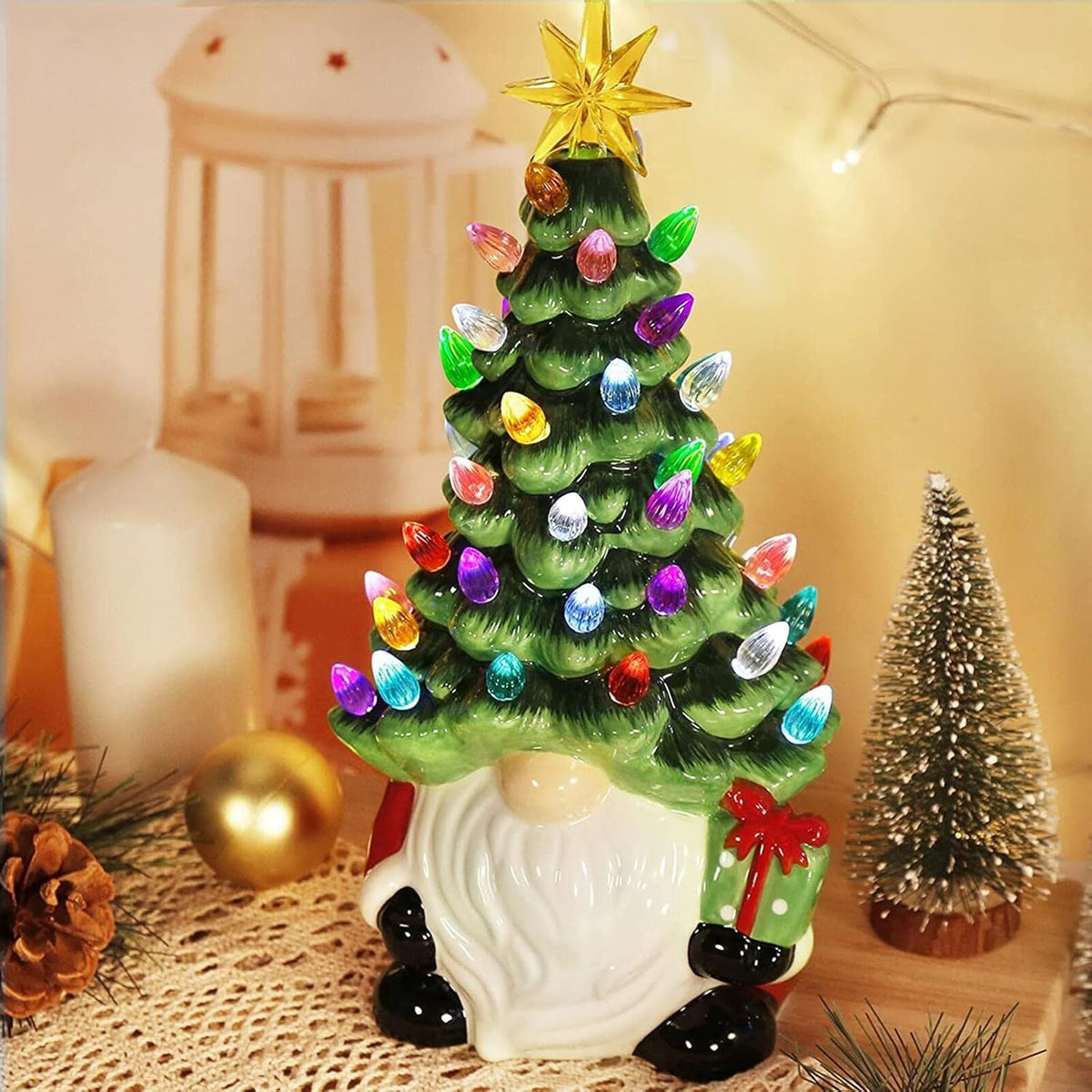 🔥 Christmas dwarf decoration with light