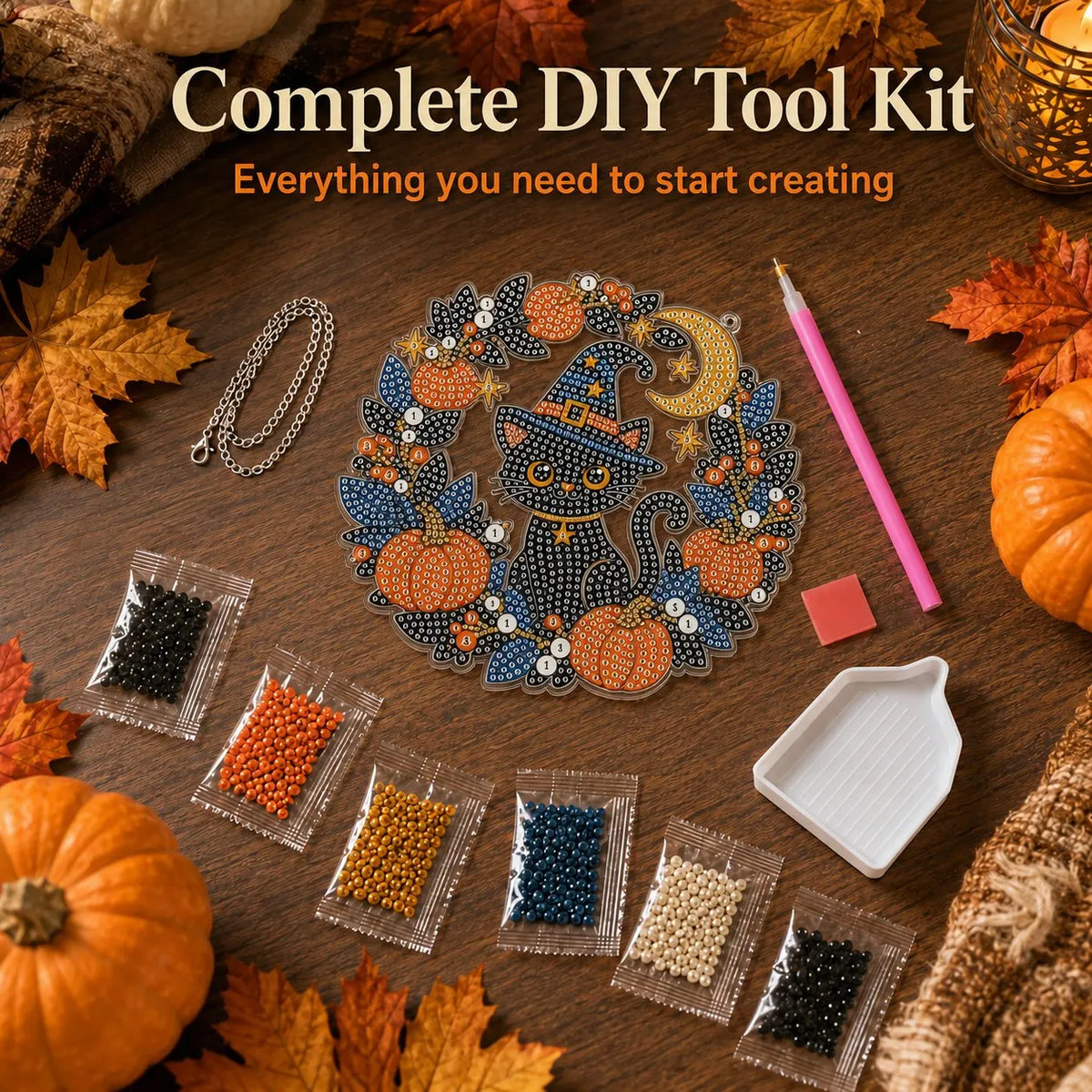 🔥Last Day 49% OFF - 👻✨DIY Halloween Hanging Ornament Kit(📦Buy 2 Free Shipping)