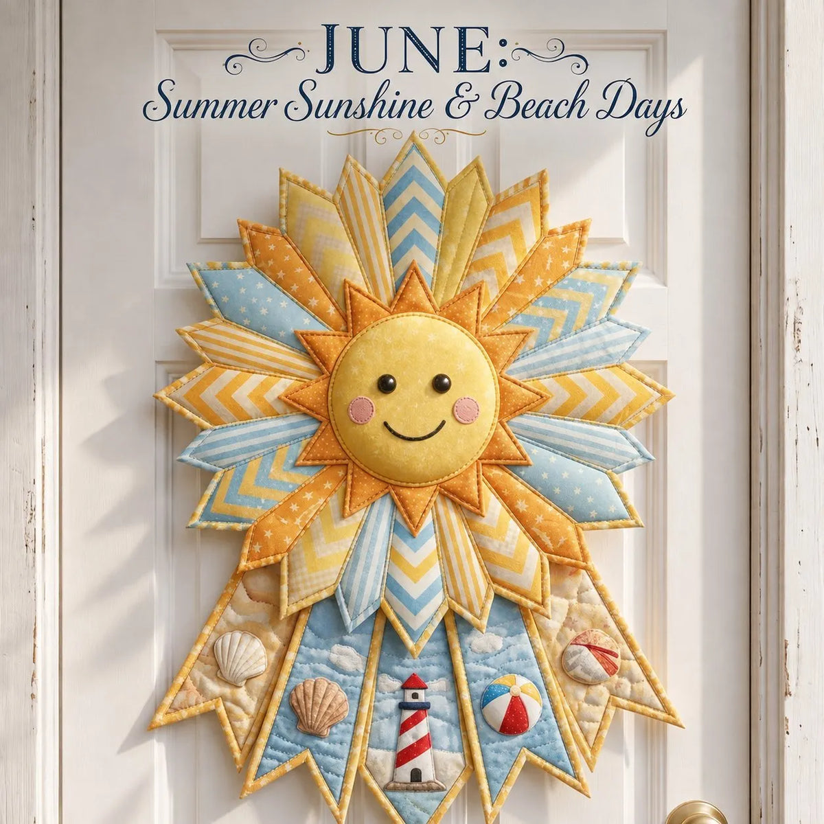 🎉 Beginner-Friendly 12-Month Themed 3D Quilted Door Hanger Sewing Kit Collection | Complete Kit with Coordinated Fabrics, Sewing Materials & Step-by-Step Guide Included 💕