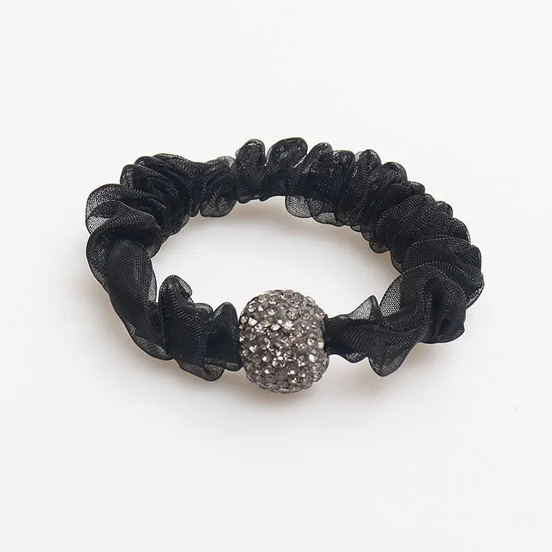 Elegant Rhinestone Mesh Hair Ties ⚡ BUY 2 GET 1 FREE