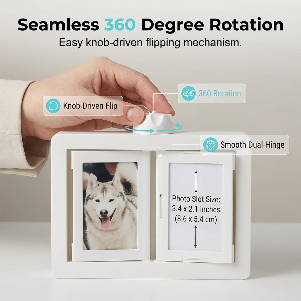 🔥HOT SALE🔥🛍️ Rotating Film-Style Flip Photo Album