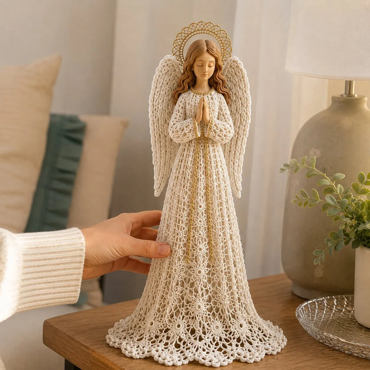 🎉49% OFF – 🙏 Finished Faith-Inspired Lace Figure Collection | Intricate Openwork Details, Graceful Silhouettes & 3 Meaningful Devotional Designs ✨