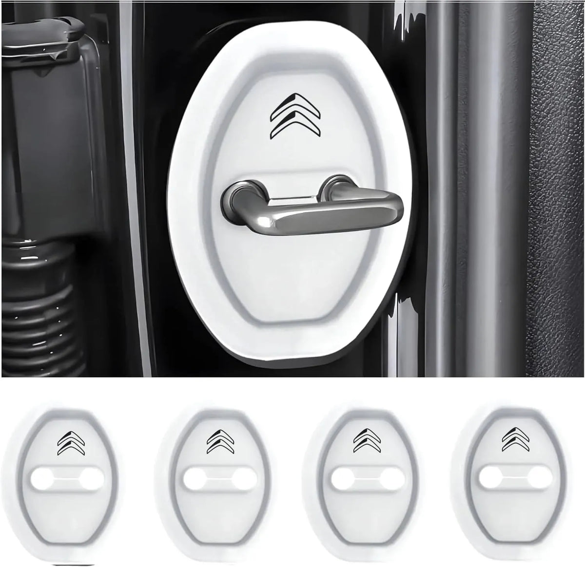 Eptchn Universal Silicone Car Door Covers Protector (4 PACK)