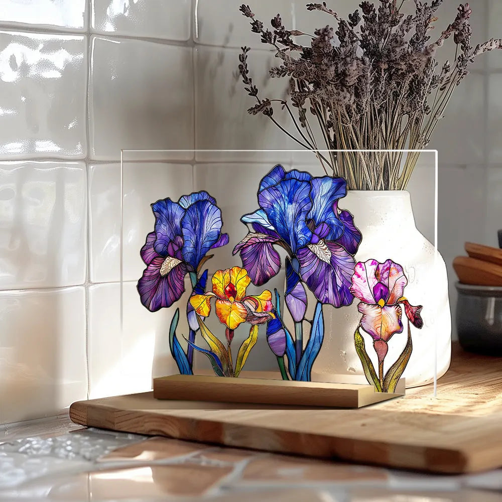 🌷🌼NEW - 🌻🌺Painted Colorful Flower Pattern Decor