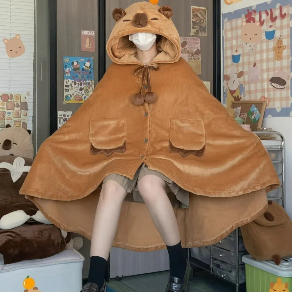 🔥Last Day 49% OFF - 🦇✨Bat Hooded Wearable Blanket Cape