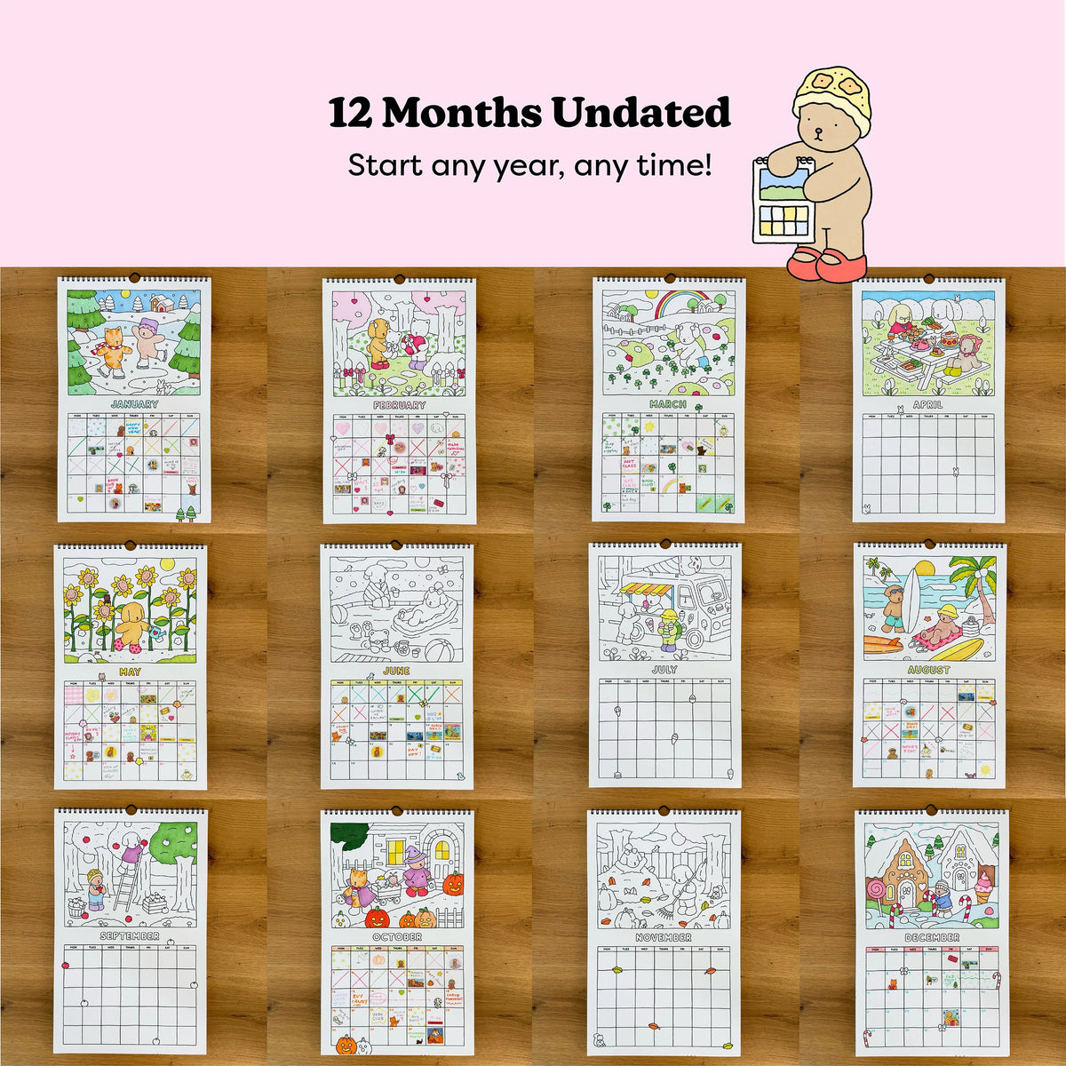 🔥Last Day 49% OFF - Coloring Calendar