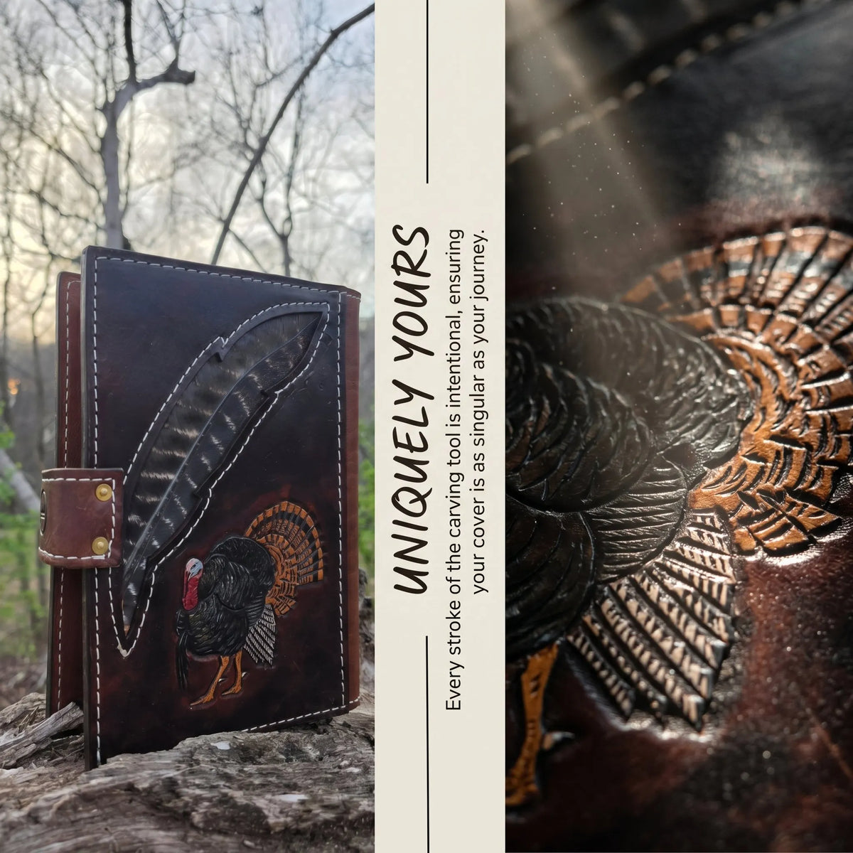 🔥Last Day 49% OFF - ✝️📚Handcrafted Leather Bible & Book Covers