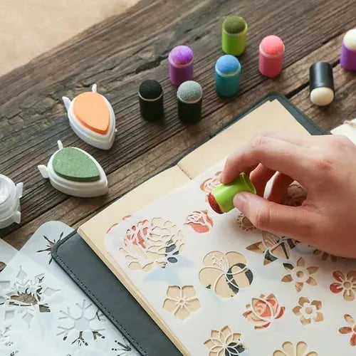 (🔥 Last Day Promotion SALE-49% OFF) DIY sponge finger painting kit 💖 BUY 2 GET FREE SHIPPING
