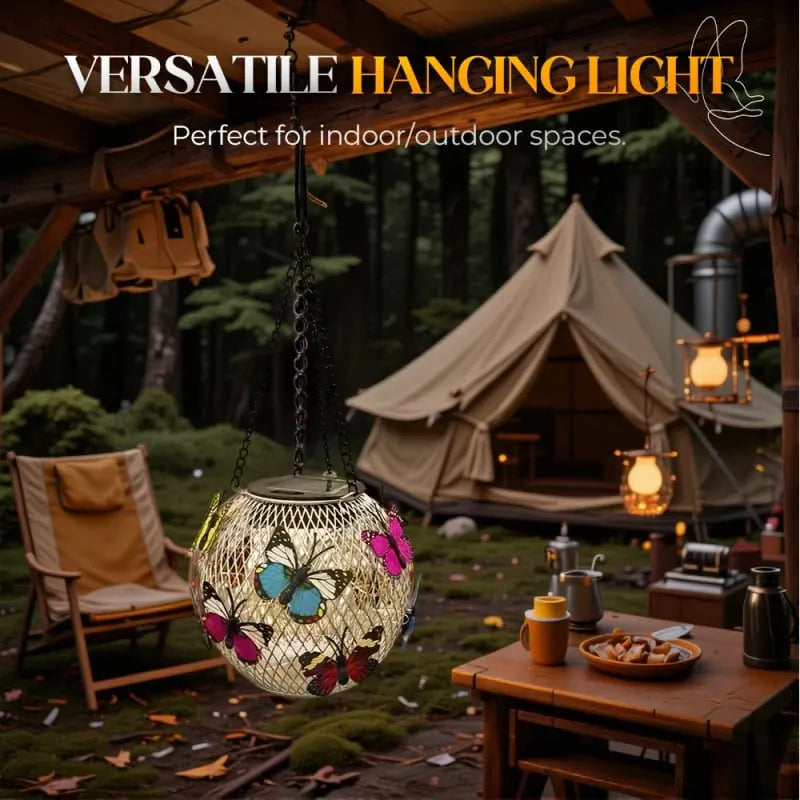 🔥HOT SALE🔥⏳Solar Pendant Lamp Art Of Iron