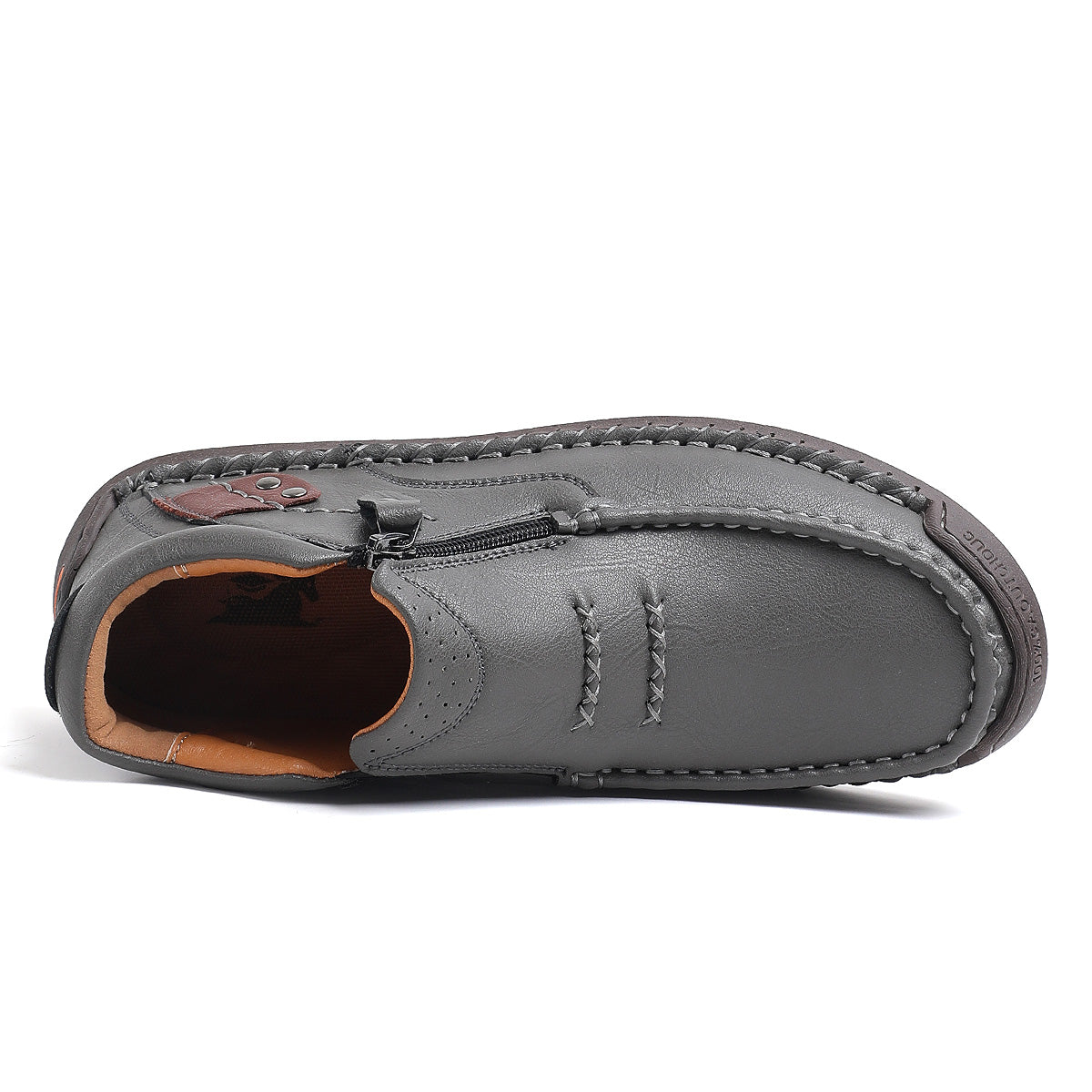 Men’s Handmade Premium Leather Slip-On Driving Boots