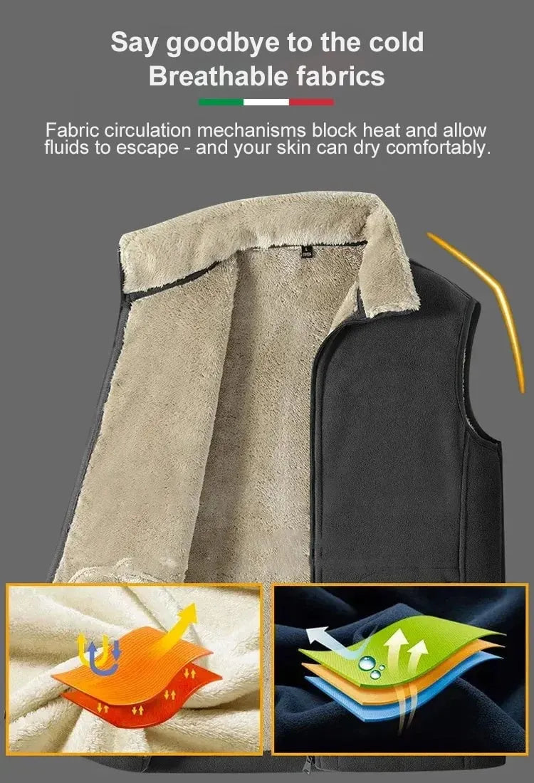 Men's Lambswool Vest (Buy 2 Free Shipping)