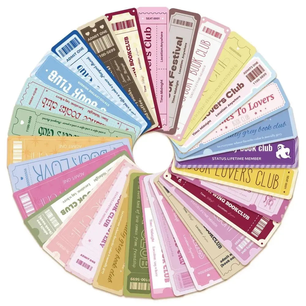 🔖 30PCS Cute Bookmarks Set for Book Lovers – Funny Book Club Page Markers for Romance, Fantasy, Thriller & BookTok Readers 📚✨