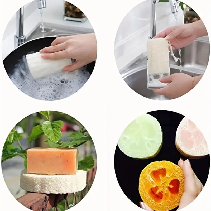 (New Year Hot Sale) Natural Loofah Sponge
