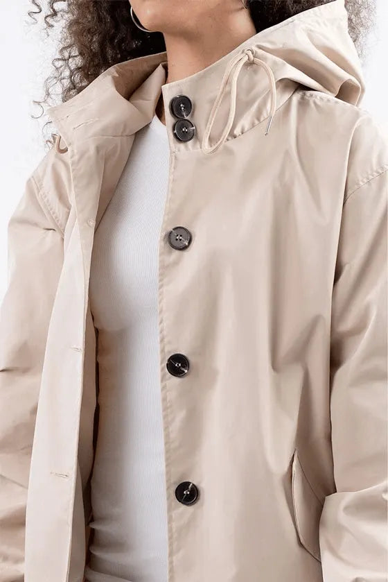 Waterproof  Oversized Hooded Windbreaker Rain Jacket