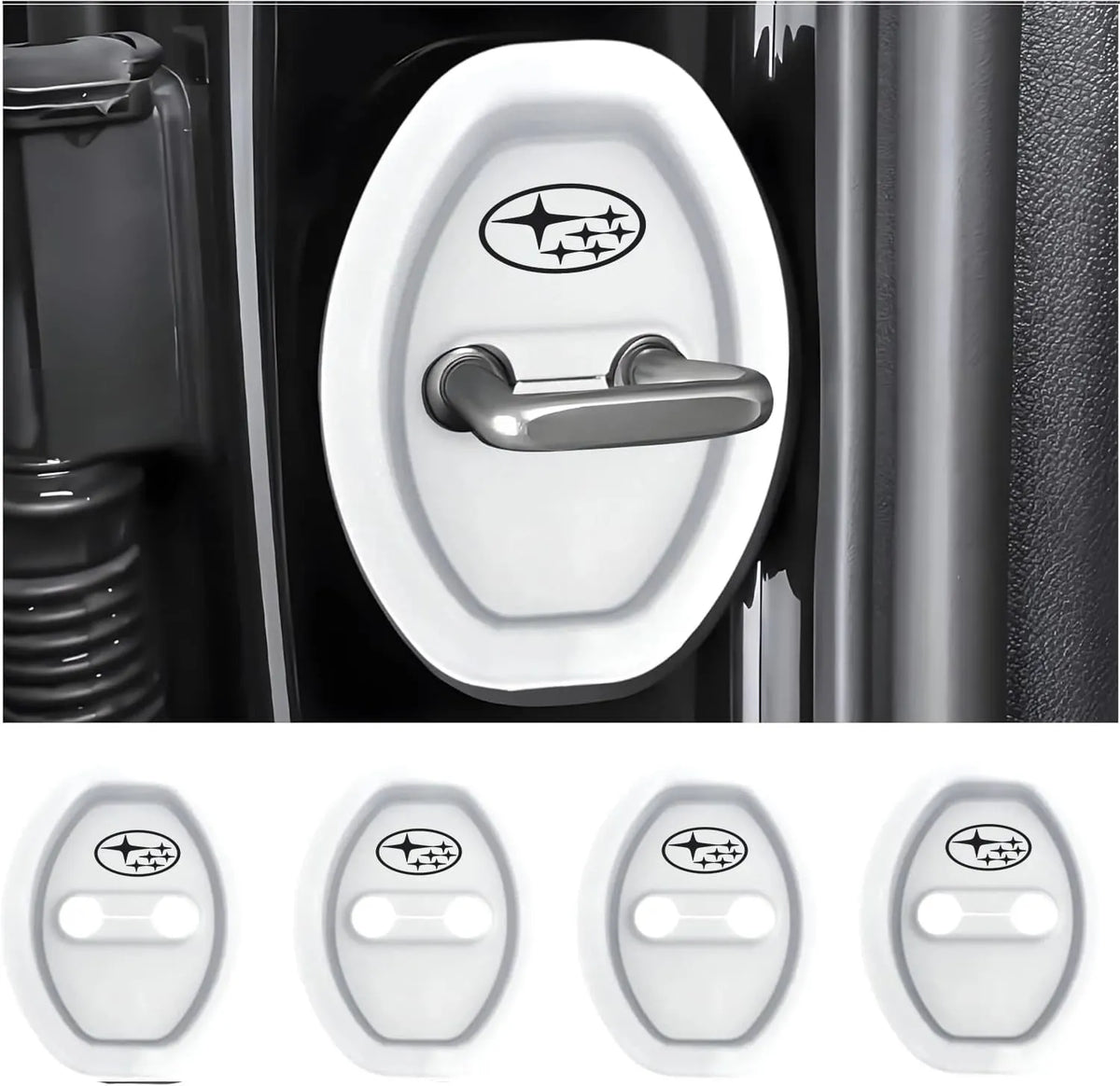 Eptchn Universal Silicone Car Door Covers Protector (4 PACK)