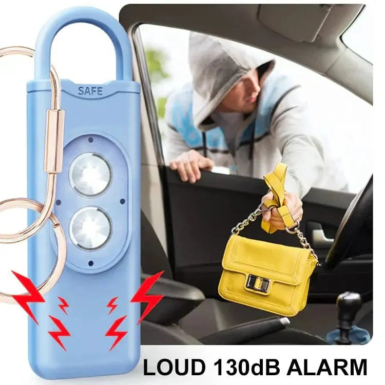 🎉High Decibel Anti-Wolf Flashing Light Alarm Keychain