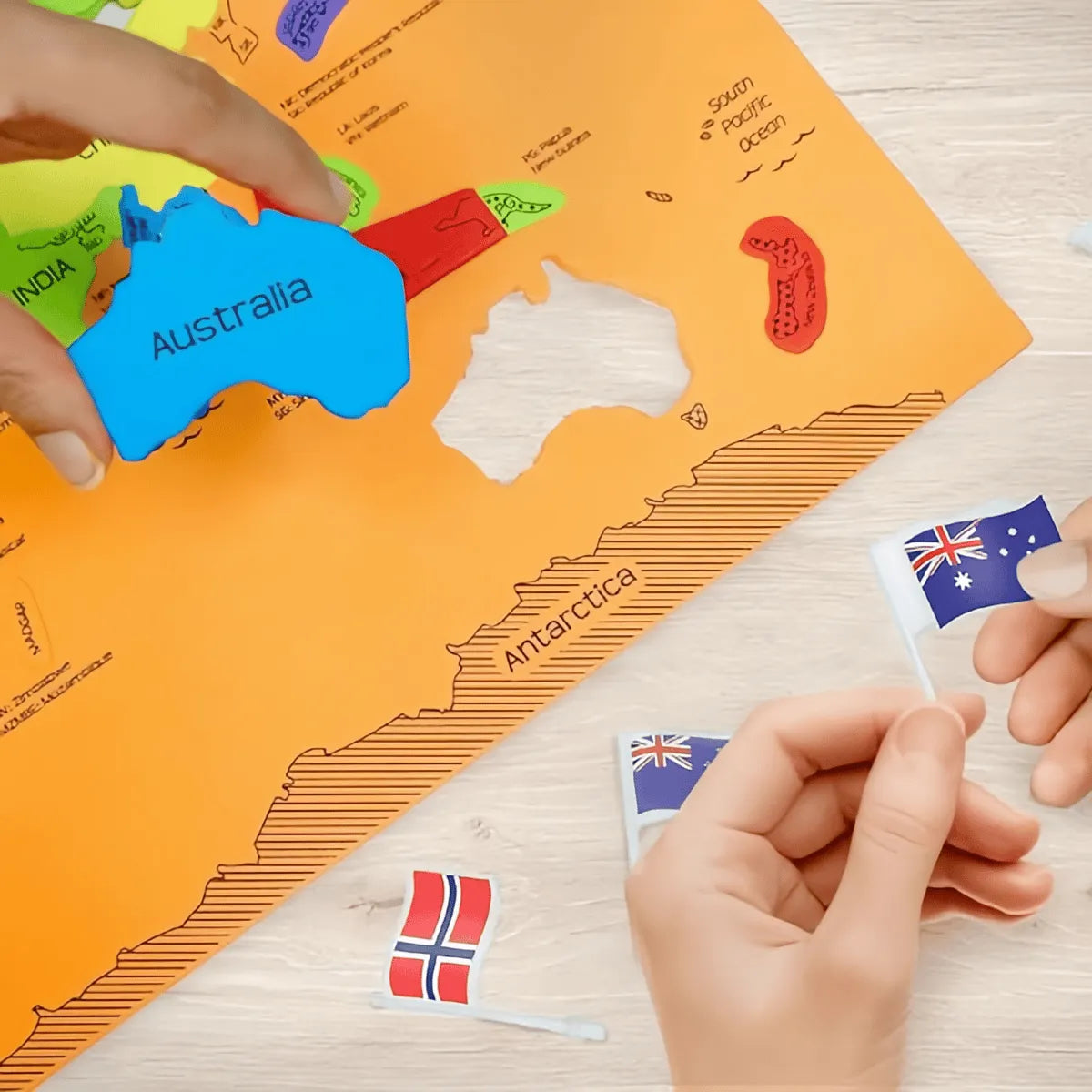 🔥HOT SALE🔥49% OFF - 🌍 World Map & USA Map Puzzle Set