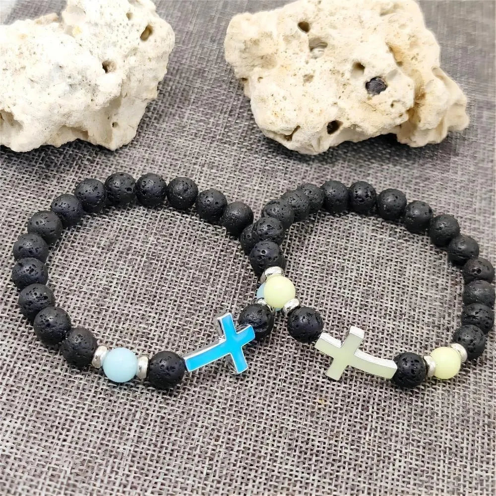 🔥Last 4 hours Sale: Save 50%-Volcanic stone luminous bracelet