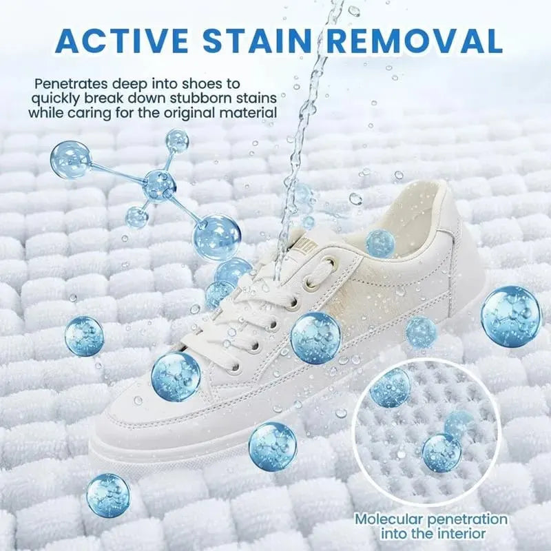 🎉🎁Waterless cleaning cream for white shoes with sponge