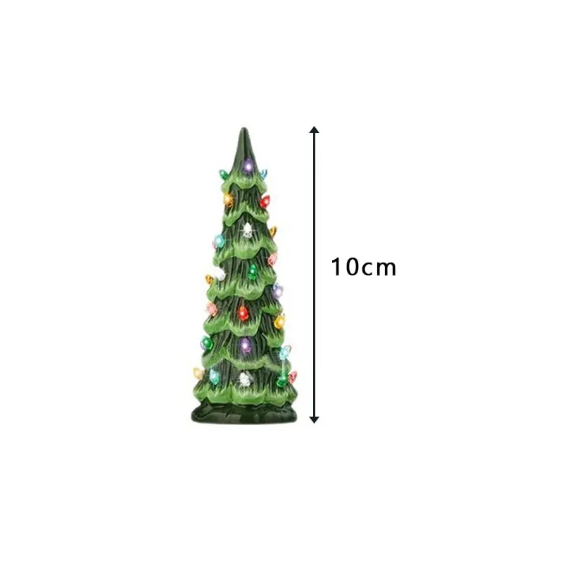 🎉🎄Retro Hand-Painted Tabletop Christmas Trees