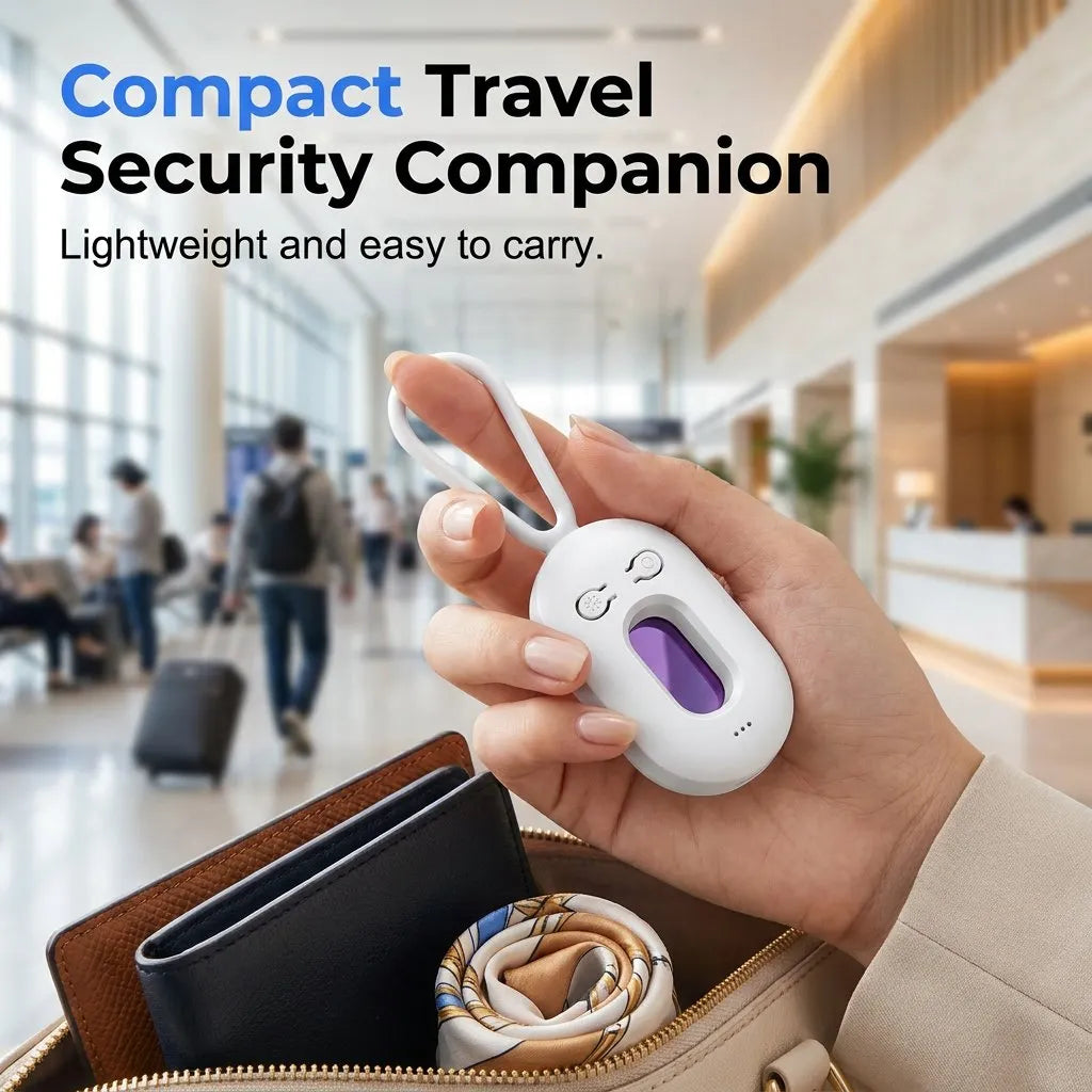 🔥HOT SALE🔥Smart Anti-Spy Hidden Camera Detector – Portable Infrared Anti-Peeping Pin-Hole Lens Finder with Motion Vibration Door Alarm & LED Flashlight, Travel Security Device for Hotel, Airbnb, Bathroom