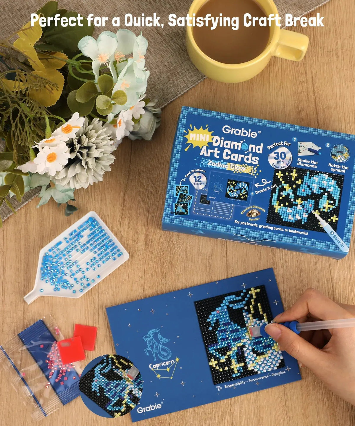 Mini Diamond Art Cards – Create Sparkling Mini Masterpieces in 30 Minutes
