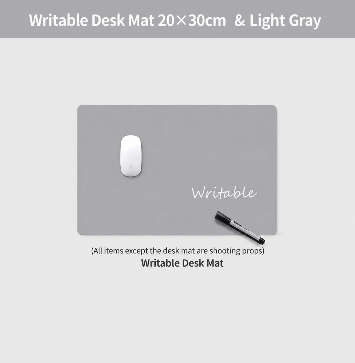 🧽🖊️ Writable Desk Pad – Reusable Erasable Mouse Pad with Waterproof Surface