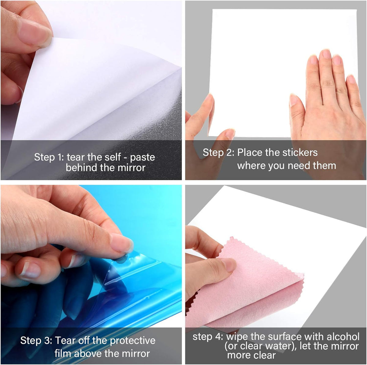 Self Adhesive Mirrors Sheets