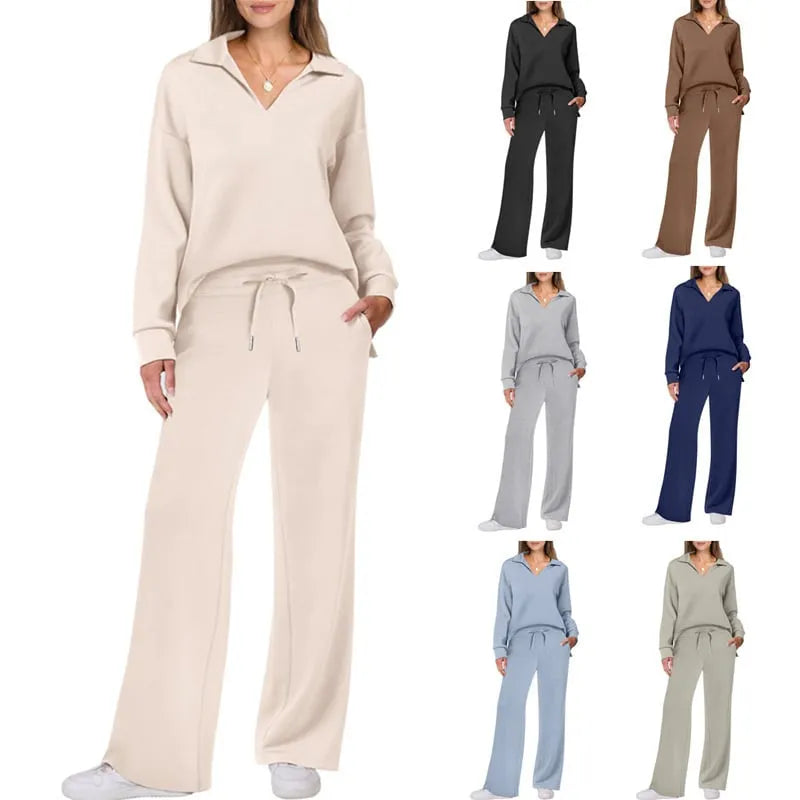 Women's 2 Piece Sets Outfits Casual Long Sleeve Sweatsuits Sets (Buy 2 Sets Free Shipping)
