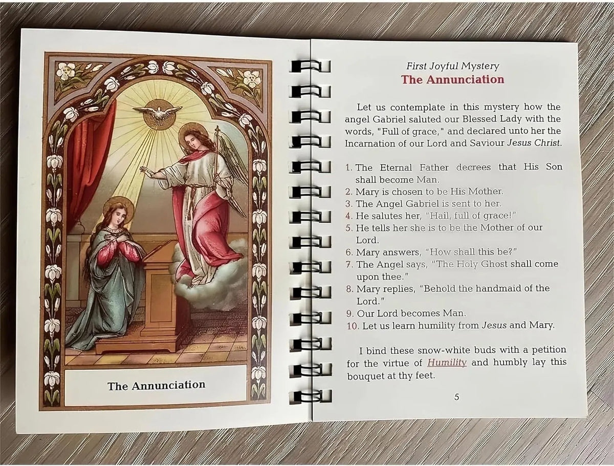 🔥HOT SALE🔥Pocket Size Rosary Meditation Book✝️The Rosary The Prayer That Saved My Life