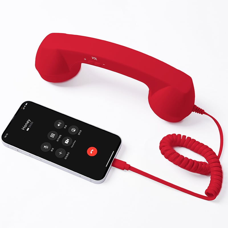 🎉 Retro telephone handset with Type-C interface 📞