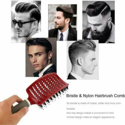 DETANGLER BRISTLE NYLON HAIRBRUSH 🔥BUY 3 GET 1 FREE LAST DAY🔥