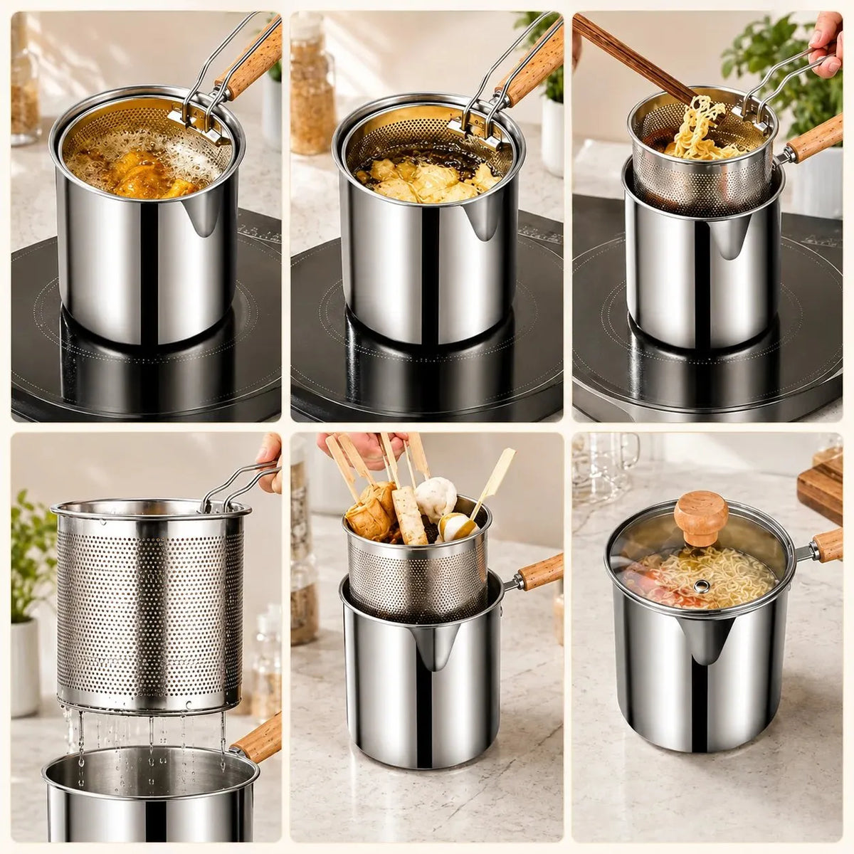 🎉🍟 Home Mini Deep Fryer – Skip Takeout, Make Fresh Fries & Snacks Anytime