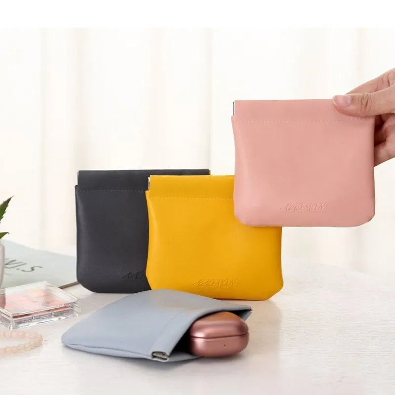 ❤️[Mother's Day Hot Sale]Lambskin Pocket Cosmetic Bag