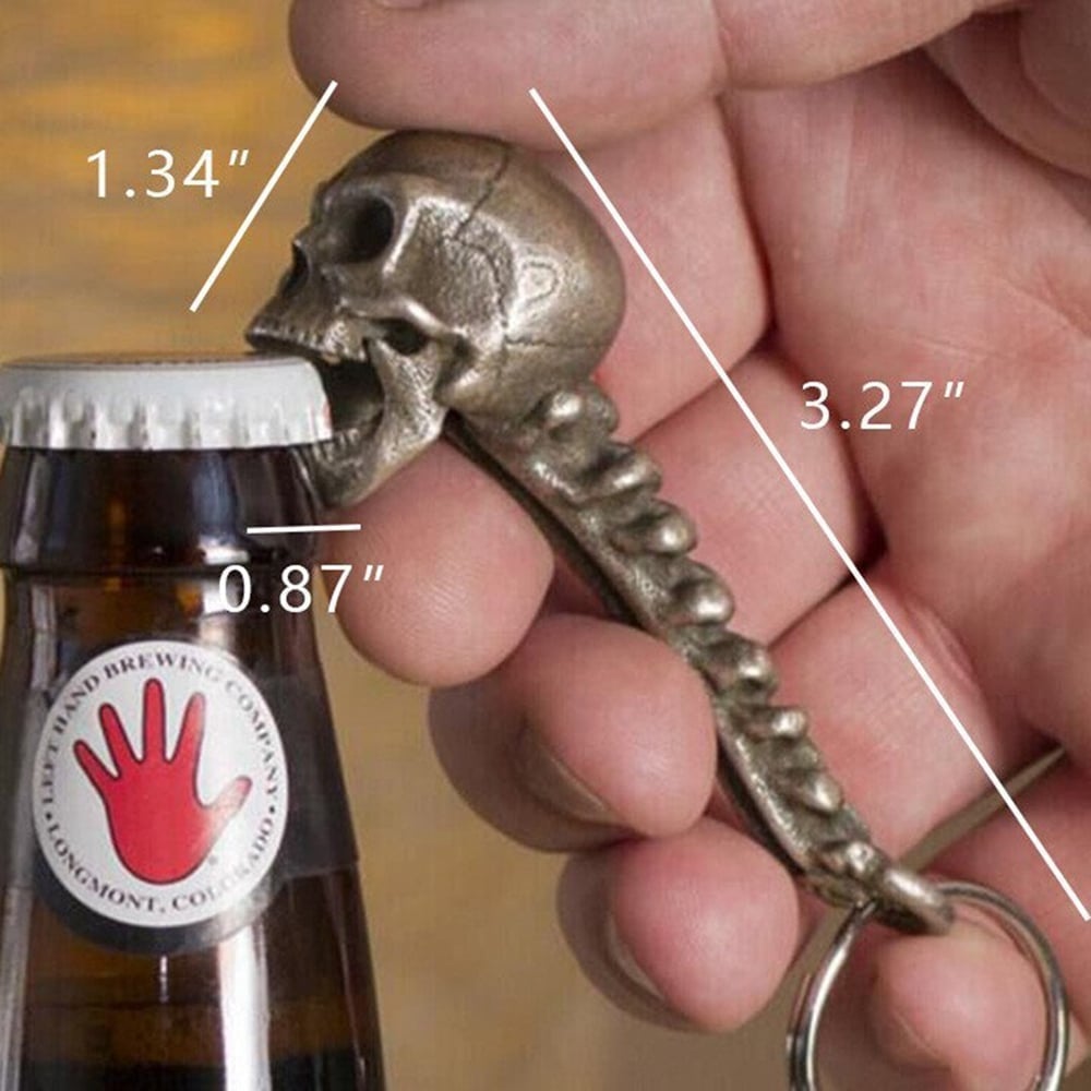 Creative Skull Head Shaped Bottle Can Opener