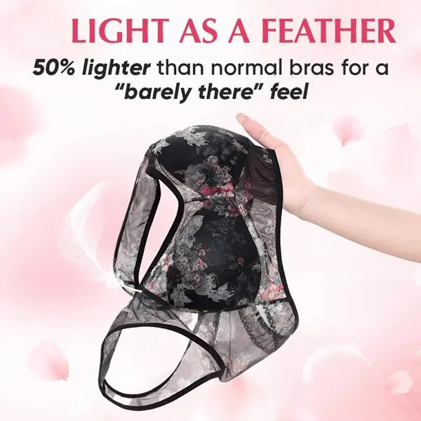 🎁Last Day 49% Off - Super gather bra | Ice Silk Lace Cooling Comfort Bra 👍No more sagging breasts
