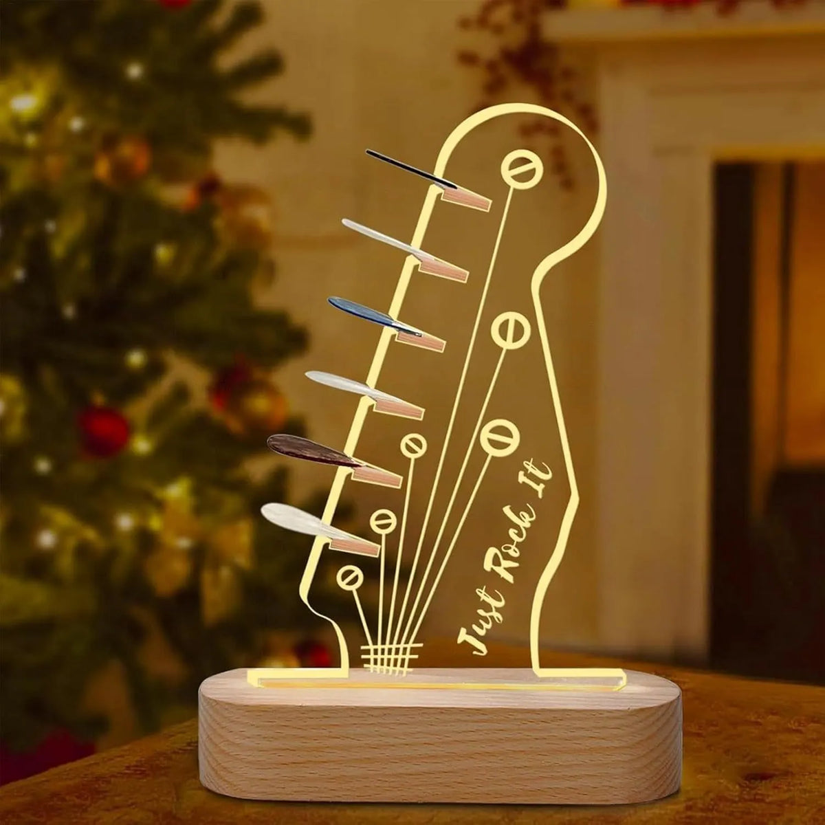 🔥Last 4 hours Sale: Save 50% -Light Up Guitar Pick Holder